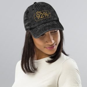 Vintage Cap - GOLD Imprint